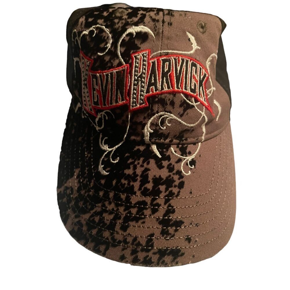 Chase Authentic Men's Brown BlackKevin Harvick #29 NASCAR Baseball Trucker Cap